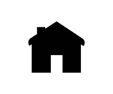 Uygulamalar ve web siteleri için Web ev düz simgesi 