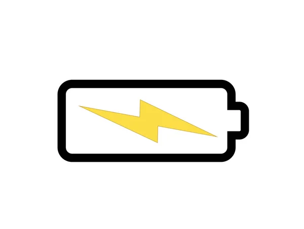 Battery Energy Icon Illustration Idesign — Stock Vector