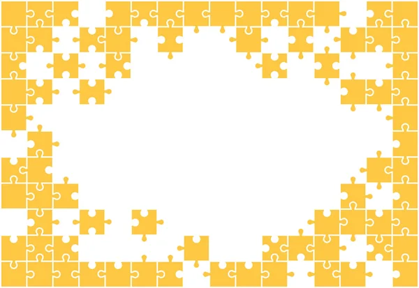 Mehrfarbiger Hintergrund Aus Separaten Mosaiksteinen Puzzles Auf Weißem Hintergrund Geschäft — Stockvektor