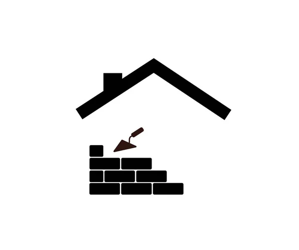 Web Home Flat Icon Für Apps Und Webseiten — Stockvektor