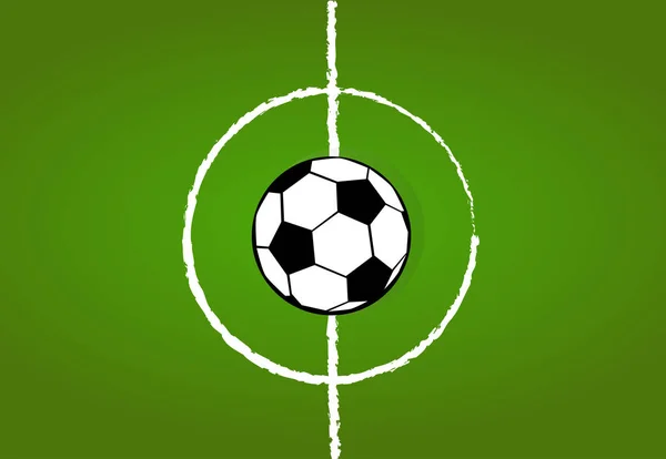 Футбольний Центральній Футбольній Арені Спорт Векторні Ілюстрації — стоковий вектор