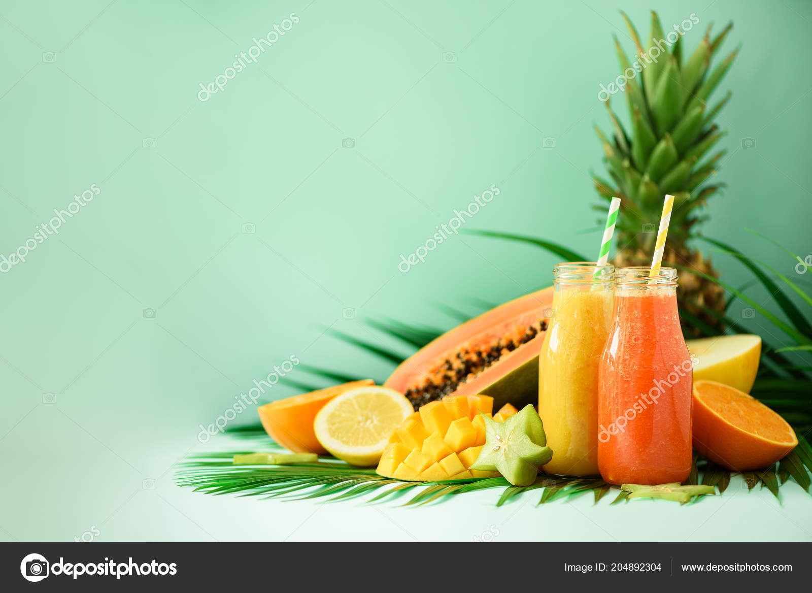 Detox papaya y pina
