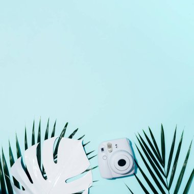 Vilnius, Litvanya - 16 Eylül 2019: Fujifilm Mini Instant Film Kamerası.