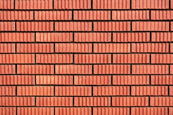 Rote Ziegelwand Textur. Hintergrund mit Kopierraum für Design — Stockfoto