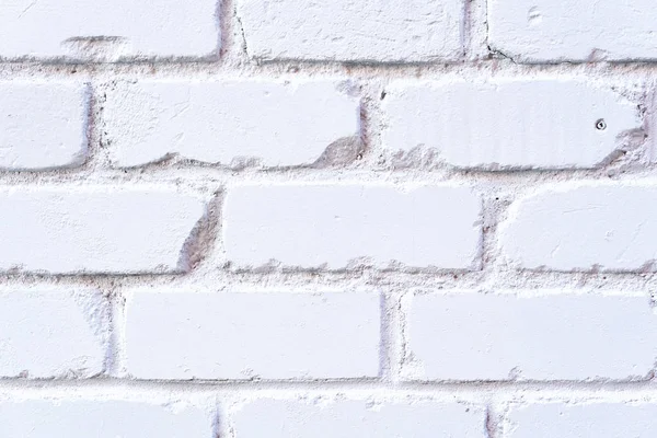 White brick wall texture. Background with copy space for design — 스톡 사진