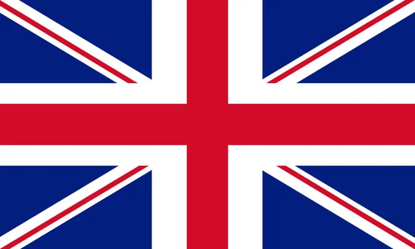 ユニオン ジャック。イギリスの旗。ベクトル — ストックベクタ