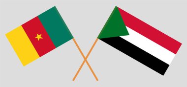 Sudan ve Çin 'in çapraz bayrakları