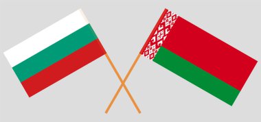 Beyaz Rusya ve Bulgaristan 'ın çapraz bayrakları
