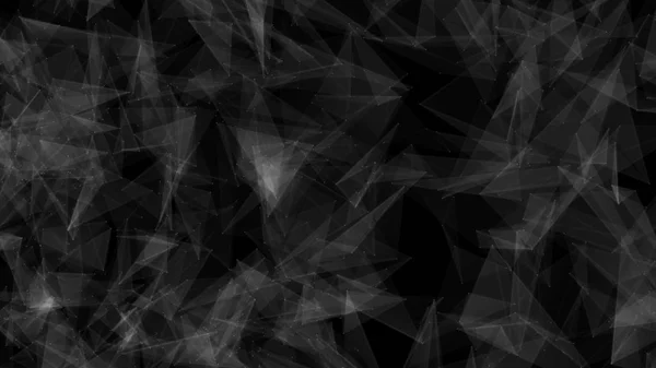 Dunkle Dreiecke Netz Abstrakten Hintergrund — Stockfoto