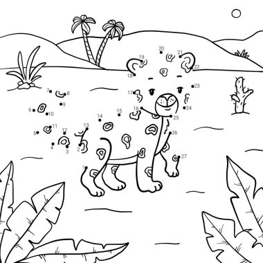 Nokta nokta. Boyama kitabı. 