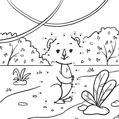 Nokta nokta. Boyama kitabı. 