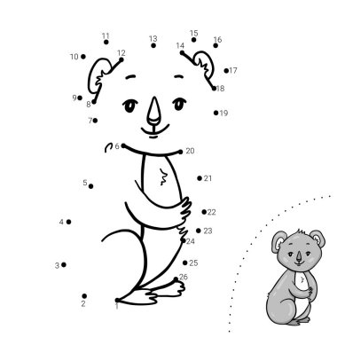 Nokta nokta. Boyama kitabı. 