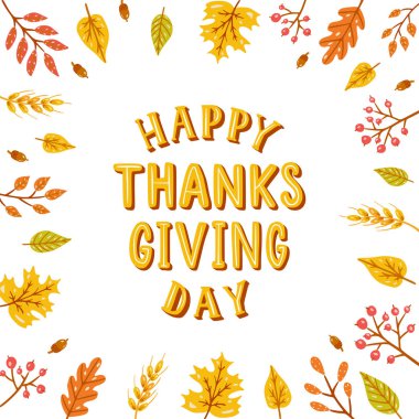 Şükran günün kutlu olsun. 