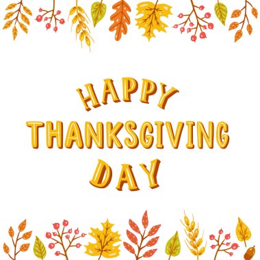 Şükran günün kutlu olsun. 