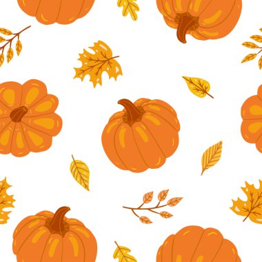 Şükran Günü balkabaklarıyla kusursuz desen.