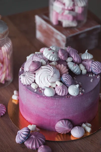 Big Pink Cake Wedding Cake — Stock Photo, Image