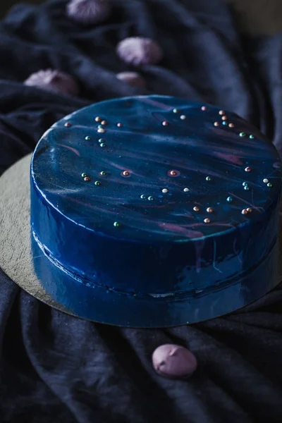 Blue Cake Big Cake — Stock Photo, Image