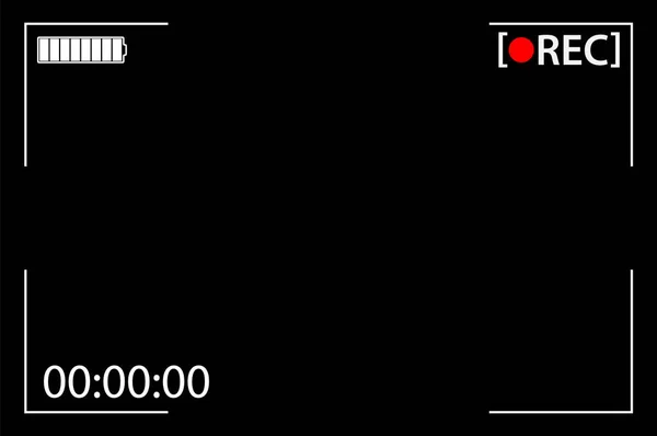 Vector Black, dijital odak ve pozlama ayarlarına sahip şeffaf kamera arayüzü arayüzü arayüzü bulucu. Ekran fotoğrafı çerçevesi. Odaklanma ekranı yakınlaştırması, pil durumu, görüntü kalitesi, resim stabilizasyonu