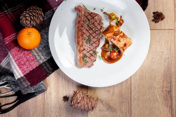 Biftek mantar, yılbaşı menüsü