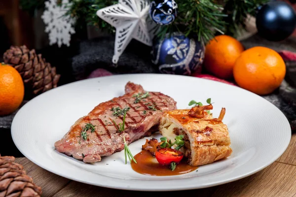 Biftek mantar, yılbaşı menüsü