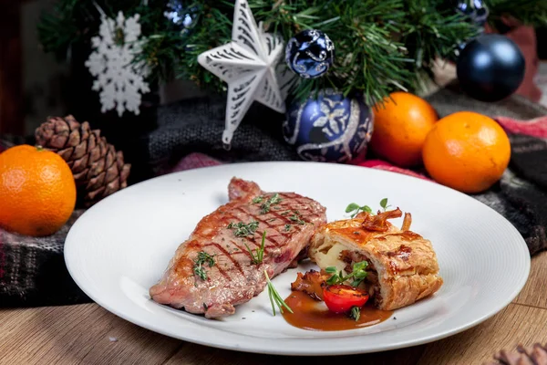 Biftek mantar, yılbaşı menüsü