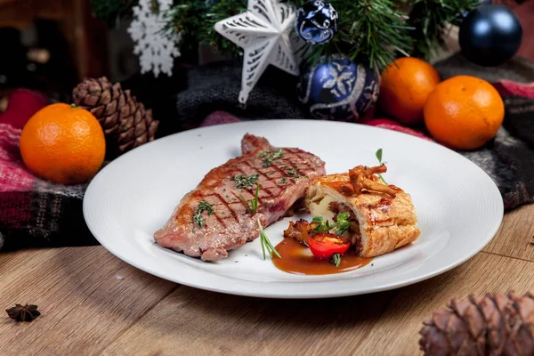 Biftek mantar, yılbaşı menüsü