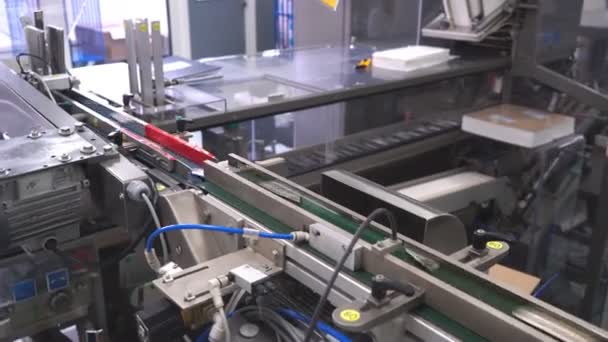 Tablet pílula production.production de comprimidos na fábrica — Vídeo de Stock