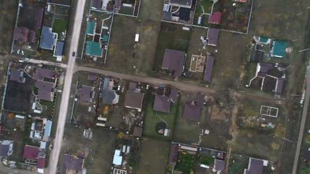 Luchtfoto van woonwijken — Stockvideo
