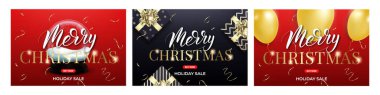 Noel kartları. Merry Xmas tatil afiş tasarım düzeni şablonu