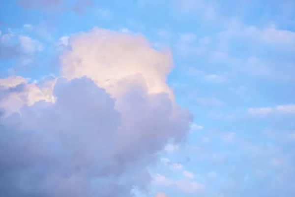 Vanille Dikke Wolken Lucht — Stockfoto