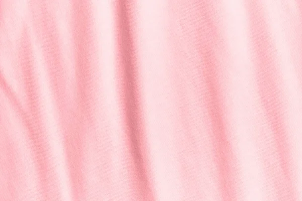 Texture Fond Tissu Rose Pastel Froissé — Photo