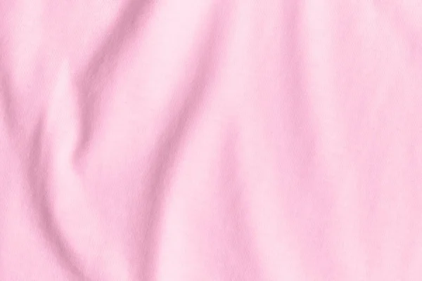 Текстура Фон Оббитої Рожевої Тканини — стокове фото