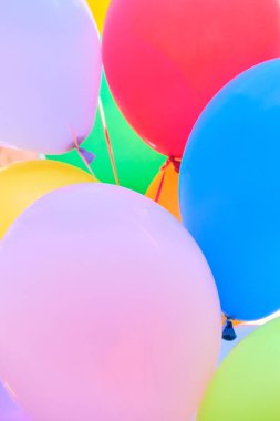 Sokakta renkli toplar arkaplan ve doku.