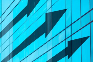 Yukarı ok ile yeni başlangıç büyüme kavramı.