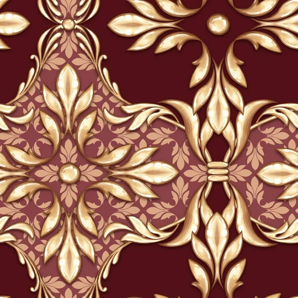 Seamless baroque pattern