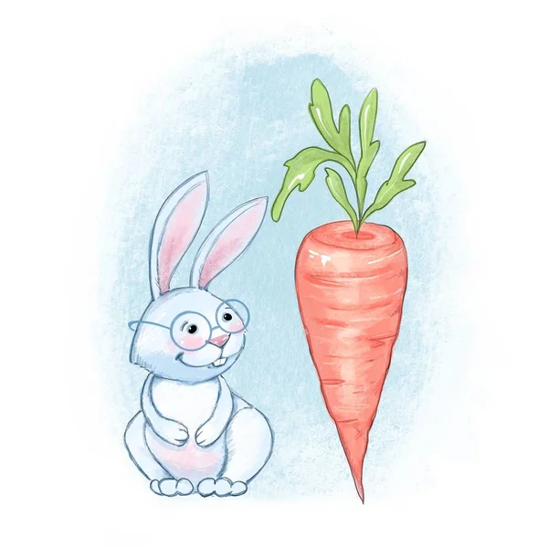 Rabbit and carrot