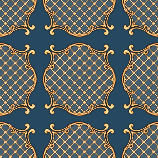 Seamless baroque pattern 47