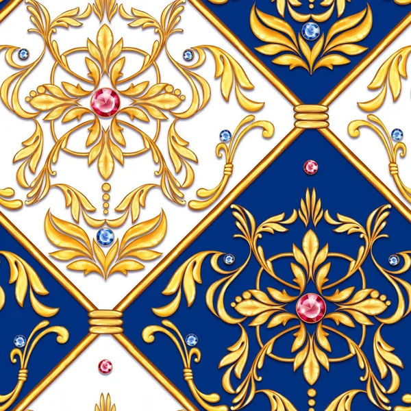 Seamless baroque pattern 32