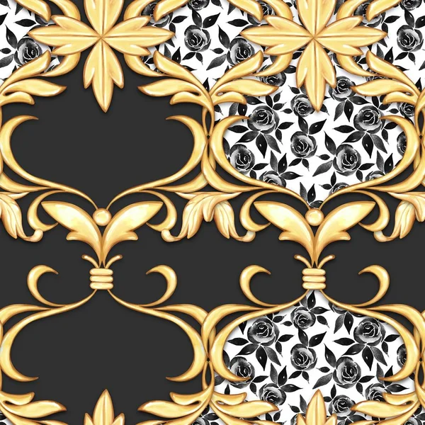 Seamless baroque pattern