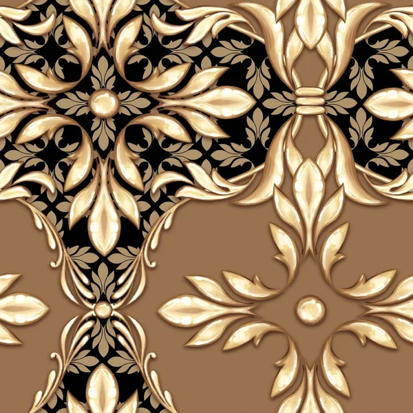 Seamless baroque pattern 11