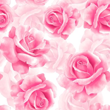 Bahar gülleri ile Dikişsiz desen