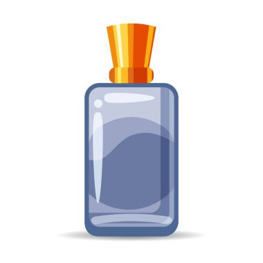 Parfüm şişeleri simgeler kümesi vektör çizim. Eau de parfum. Eau de toilette. Köln, gövde, Güzellik, vektör, izole, bak tuvalete su tarzı çizgi film