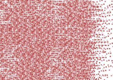 İzole soyut tuğla, çokgen şekli, çürüyen, mozaik, reklam, afiş, dekorasyon, tasarım, kırmızı renk