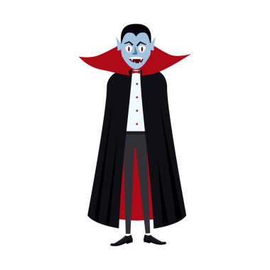 Vampir, Cadılar Bayramı, karakter, öznitelik, kutsal kişilerin resmi, vektör, illüstrasyon, izole, tatil styyle çizgi film