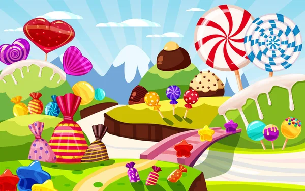 100,000 Candy world Vector Images