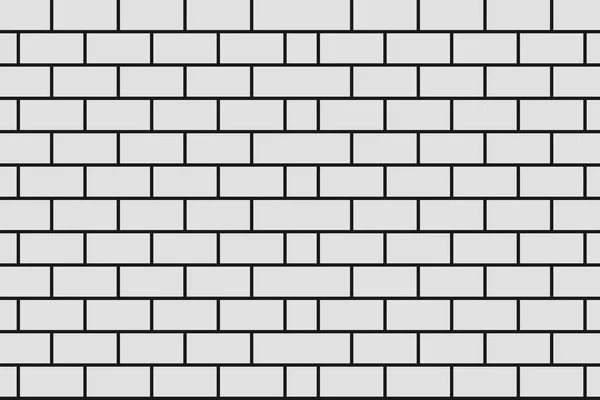 Brick Muur Textuur Zwart Wit Naadloos Patroon Mooi Design Voor — Stockfoto