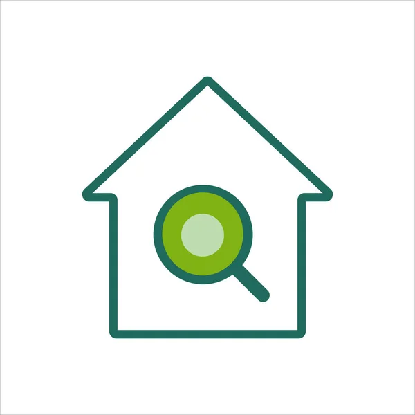 Home Icon Home Icon Search Home Icon Concept Mobile Web — Stock Vector