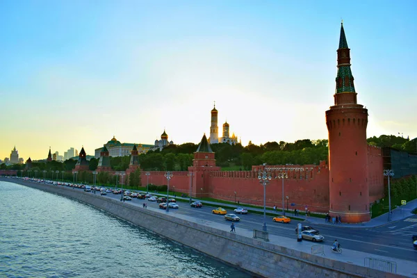 Kremlin Embankment Evening — Stock Photo, Image