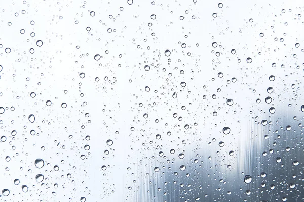 Gotas Agua Una Ventana — Foto de Stock