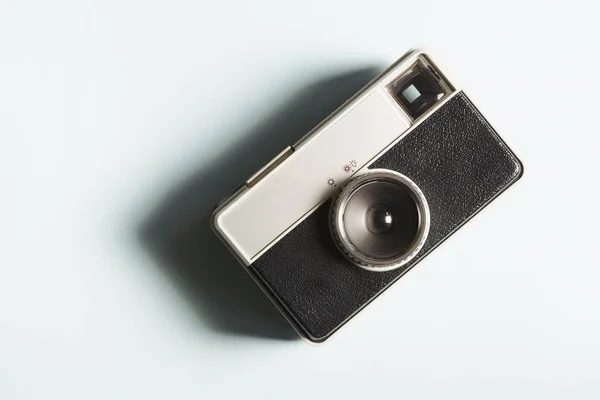 Vintage Camera Gray Background — Stock Photo, Image